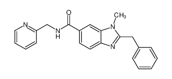 2-benzyl-1-methyl-N-(pyridin-2-ylmethyl)-1H-benzo[d]imidazole-6-carboxamide CAS:193010-96-7 manufacturer & supplier