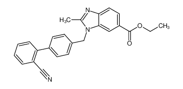 6-ethoxycarbonyl-1-[(2'-cyanobiphenyl-4-yl)methyl]-2-methylbenzimidazole CAS:193012-25-8 manufacturer & supplier