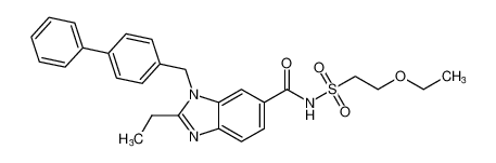 1-([1,1'-biphenyl]-4-ylmethyl)-N-((2-ethoxyethyl)sulfonyl)-2-ethyl-1H-benzo[d]imidazole-6-carboxamide CAS:193012-34-9 manufacturer & supplier