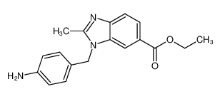 1-(4-aminobenzyl)-6-ethoxycarbonyl-2-methylbenzimidazole CAS:193012-85-0 manufacturer & supplier