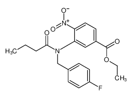 ethyl 3-(N-(4-fluorobenzyl)butyramido)-4-nitrobenzoate CAS:193013-11-5 manufacturer & supplier