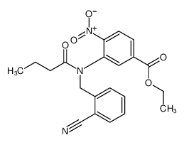 ethyl 3-(N-(2-cyanobenzyl)butyramido)-4-nitrobenzoate CAS:193013-12-6 manufacturer & supplier