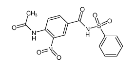 N-benzenesulfonyl-4-acetylamino-3-nitrobenzamide CAS:193014-00-5 manufacturer & supplier