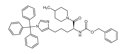 benzyl (S)-(1-(4-methylpiperidin-1-yl)-1-oxo-5-(1-trityl-1H-imidazol-4-yl)pentan-2-yl)carbamate CAS:193019-23-7 manufacturer & supplier