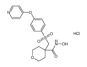 N-hydroxy-4-(((4-(pyridin-4-yloxy)phenyl)sulfonyl)methyl)tetrahydro-2H-pyran-4-carboxamide hydrochloride CAS:193022-49-0 manufacturer & supplier