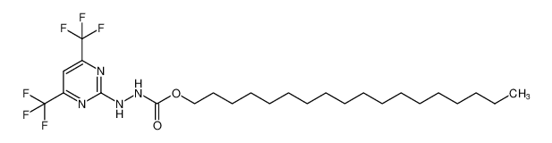 Hydrazinecarboxylic acid, 2-[4,6-bis(trifluoromethyl)-2-pyrimidinyl]-,octadecyl ester CAS:193068-35-8 manufacturer & supplier