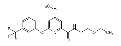 N-(2-ethoxyethyl)-4-methoxy-6-(3-(trifluoromethyl)phenoxy)picolinamide CAS:193073-24-4 manufacturer & supplier