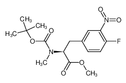 (S)-N-(tert-butoxycarbonyl)-N-methyl-(S)-(4-fluoro-3-nitro)phenylalanine methyl ester CAS:193073-48-2 manufacturer & supplier