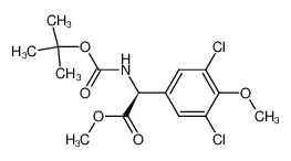 N-(tert-butoxycarbonyl)-(S)-(3,5-dichloro-4-methoxy)phenylglycine methyl ester CAS:193073-70-0 manufacturer & supplier