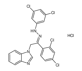 (Z)-1-(2-(2,4-dichlorophenyl)-2-(2-(3,5-dichlorophenyl)hydrazineylidene)ethyl)-1H-benzo[d]imidazole hydrochloride CAS:193075-87-5 manufacturer & supplier