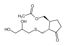 rel-((1R,2S)-2-(((2,3-dihydroxypropyl)thio)methyl)-3-oxocyclopentyl)methyl acetate CAS:193078-02-3 manufacturer & supplier