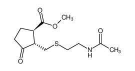 methyl (1R,2S)-2-(((2-acetamidoethyl)thio)methyl)-3-oxocyclopentane-1-carboxylate CAS:193078-12-5 manufacturer & supplier