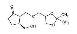 rel-(2R,3S)-2-((((2,2-dimethyl-1,3-dioxolan-4-yl)methyl)thio)methyl)-3-(hydroxymethyl)cyclopentan-1-one CAS:193078-20-5 manufacturer & supplier