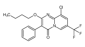 2-butoxy-9-chloro-3-phenyl-7-(trifluoromethyl)-4H-pyrido[1,2-a]pyrimidin-4-one CAS:193089-69-9 manufacturer & supplier