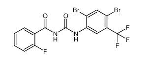 N-((2,4-dibromo-5-(trifluoromethyl)phenyl)carbamoyl)-2-fluorobenzamide CAS:193089-88-2 manufacturer & supplier