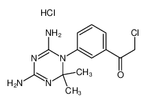 2-chloro-1-[3-(4,6-diamino-2,2-dimethyl-1,3,5-triazin-1-yl)phenyl]ethanone,hydrochloride CAS:1931-14-2 manufacturer & supplier