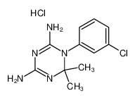 1-(3-chlorophenyl)-6,6-dimethyl-1,3,5-triazine-2,4-diamine,hydrochloride CAS:1931-19-7 manufacturer & supplier