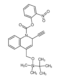 4-(tert-Butyl-dimethyl-silanyloxymethyl)-2-ethynyl-2H-quinoline-1-carboxylic acid 2-nitro-phenyl ester CAS:193139-64-9 manufacturer & supplier