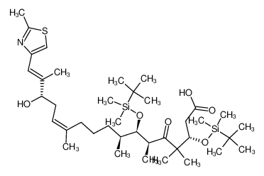 (12Z,16E)-(3S,6S,7R,8S,15S)-3,7-Bis-(tert-butyl-dimethyl-silanyloxy)-15-hydroxy-4,4,6,8,12,16-hexamethyl-17-(2-methyl-thiazol-4-yl)-5-oxo-heptadeca-12,16-dienoic acid CAS:193146-47-3 manufacturer & supplier