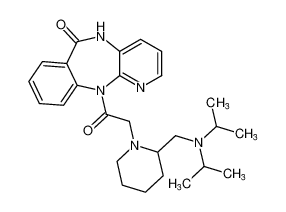 11-(2-(2-((diisopropylamino)methyl)piperidin-1-yl)acetyl)-5,11-dihydro-6H-benzo[e]pyrido[3,2-b][1,4]diazepin-6-one CAS:193158-03-1 manufacturer & supplier