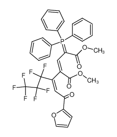 (E)-2-{2,2,3,3,4,4,4-Heptafluoro-1-[2-furan-2-yl-2-oxo-eth-(Z)-ylidene]-butyl}-4-(triphenyl-λ5-phosphanylidene)-pent-2-enedioic acid dimethyl ester CAS:193197-04-5 manufacturer & supplier