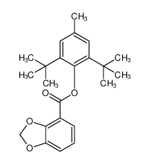 2,6-di-tert-butyl-4-methylphenyl benzo[d][1,3]dioxole-4-carboxylate CAS:193198-33-3 manufacturer & supplier