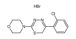 2-Morpholino-5-(2-chlorophenyl)-6H-1,3,4-thiadiazine, hydrobromide CAS:193208-42-3 manufacturer & supplier