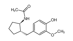 N-((1R,2S)-2-(4-hydroxy-3-methoxybenzyl)cyclopentyl)acetamide CAS:193209-18-6 manufacturer & supplier