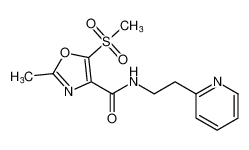 2-methyl-5-(methylsulfonyl)-N-(2-(pyridin-2-yl)ethyl)oxazole-4-carboxamide CAS:193210-13-8 manufacturer & supplier