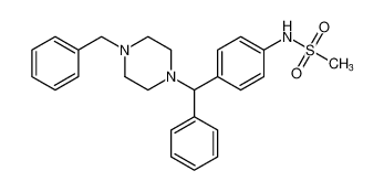 N-(4-((4-benzylpiperazin-1-yl)(phenyl)methyl)phenyl)methanesulfonamide CAS:193217-13-9 manufacturer & supplier