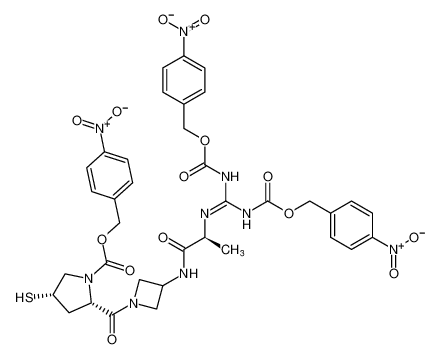 4-nitrobenzyl (2S,4S)-2-(3-((S)-2-((1,9-bis(4-nitrophenyl)-3,7-dioxo-2,8-dioxa-4,6-diazanonan-5-ylidene)amino)propanamido)azetidine-1-carbonyl)-4-mercaptopyrrolidine-1-carboxylate CAS:193267-46-8 manufacturer & supplier