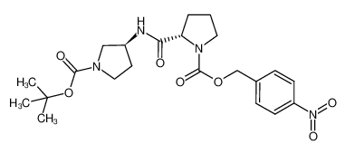 (3S)-1-(tert-butoxycarbonyl)-3-[1-(4-nitrobenzyloxycarbonyl)-L-prolylamino]pyrrolidine CAS:193267-93-5 manufacturer & supplier