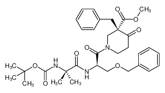 methyl (S)-3-benzyl-1-(O-benzyl-N-(2-((tert-butoxycarbonyl)amino)-2-methylpropanoyl)-D-seryl)-4-oxopiperidine-3-carboxylate CAS:193274-61-2 manufacturer & supplier