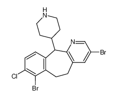 (+/-)-3,7-dibromo-8-chloro-5,6-dihydro-11-(4-piperidinyl)-5H-benzo-(5,6)cyclohepta(1,2-b)pyridine CAS:193276-60-7 manufacturer & supplier