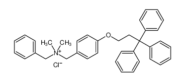 N-benzyl-N,N-dimethyl-1-(4-(3,3,3-triphenylpropoxy)phenyl)methanaminium chloride CAS:193282-74-5 manufacturer & supplier