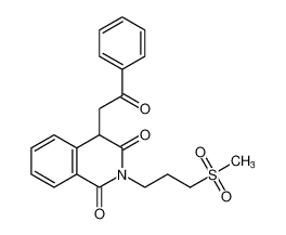 2-(3-(methylsulfonyl)propyl)-4-(2-oxo-2-phenylethyl)isoquinoline-1,3(2H,4H)-dione CAS:193285-89-1 manufacturer & supplier