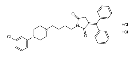 1-(4-(4-(3-chlorophenyl)piperazin-1-yl)butyl)-3-(diphenylmethylene)pyrrolidine-2,5-dione dihydrochloride CAS:193287-35-3 manufacturer & supplier