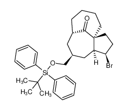 (1R,3aS,8R,10S,11aS)-1-bromo-10-(((tert-butyldiphenylsilyl)oxy)methyl)dodecahydro-3a,8-methanocyclopenta[10]annulen-12-one CAS:193344-58-0 manufacturer & supplier