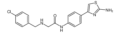 N-(4-(2-aminothiazol-4-yl)phenyl)-2-((4-chlorobenzyl)amino)acetamide CAS:193345-68-5 manufacturer & supplier