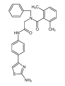 N-(2-((4-(2-aminothiazol-4-yl)phenyl)amino)-2-oxoethyl)-N-benzyl-2,6-dimethylbenzamide CAS:193346-11-1 manufacturer & supplier