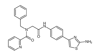 N-(2-((4-(2-aminothiazol-4-yl)phenyl)amino)-2-oxoethyl)-N-benzylpicolinamide CAS:193346-16-6 manufacturer & supplier