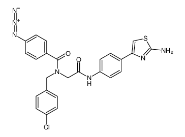 N-(2-((4-(2-aminothiazol-4-yl)phenyl)amino)-2-oxoethyl)-4-azido-N-(4-chlorobenzyl)benzamide CAS:193346-86-0 manufacturer & supplier