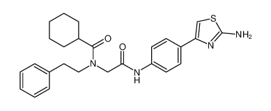 N-(2-((4-(2-aminothiazol-4-yl)phenyl)amino)-2-oxoethyl)-N-phenethylcyclohexanecarboxamide CAS:193346-90-6 manufacturer & supplier