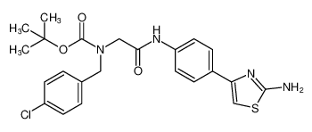 tert-butyl (2-((4-(2-aminothiazol-4-yl)phenyl)amino)-2-oxoethyl)(4-chlorobenzyl)carbamate CAS:193347-26-1 manufacturer & supplier