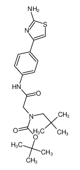 tert-butyl (2-((4-(2-aminothiazol-4-yl)phenyl)amino)-2-oxoethyl)(neopentyl)carbamate CAS:193347-74-9 manufacturer & supplier