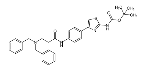 tert-butyl (4-(4-(3-(dibenzylamino)propanamido)phenyl)thiazol-2-yl)carbamate CAS:193348-31-1 manufacturer & supplier