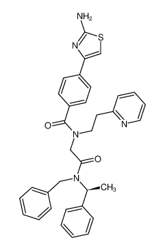 (S)-4-(2-aminothiazol-4-yl)-N-(2-(benzyl(1-phenylethyl)amino)-2-oxoethyl)-N-(2-(pyridin-2-yl)ethyl)benzamide CAS:193349-61-0 manufacturer & supplier