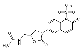 (S)-N-((3-(1-(methylsulfonyl)-2-oxo-1,2-dihydroquinolin-6-yl)-2-oxooxazolidin-5-yl)methyl)acetamide CAS:193359-56-7 manufacturer & supplier