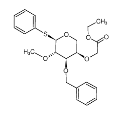 ((3R,4R,5S,6R)-4-Benzyloxy-5-methoxy-6-phenylsulfanyl-tetrahydro-pyran-3-yloxy)-acetic acid ethyl ester CAS:193360-01-9 manufacturer & supplier