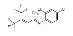 (E)-N-(2,4-dichlorophenyl)-5,5,5-trifluoro-4-(trifluoromethyl)pent-3-en-2-imine CAS:193360-64-4 manufacturer & supplier